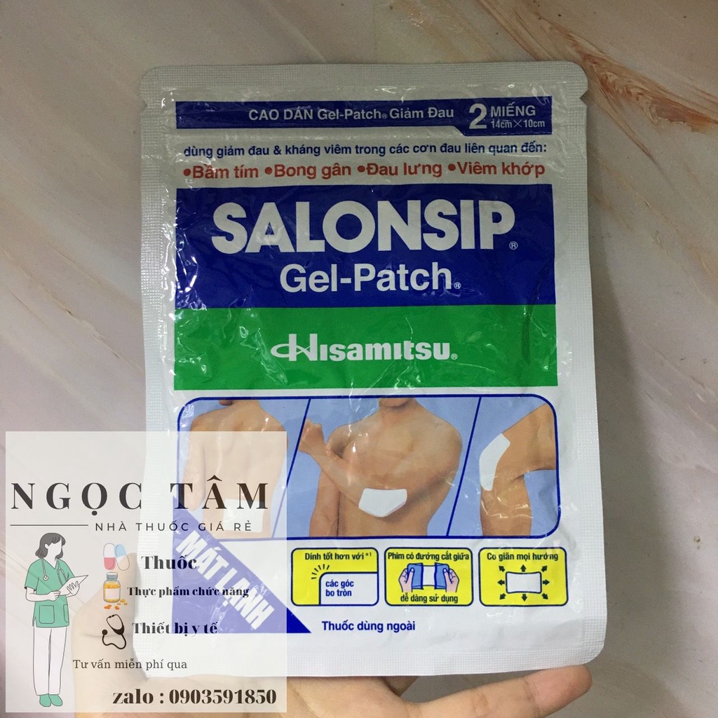Salonsip Gel Patch 2 miếng/gói