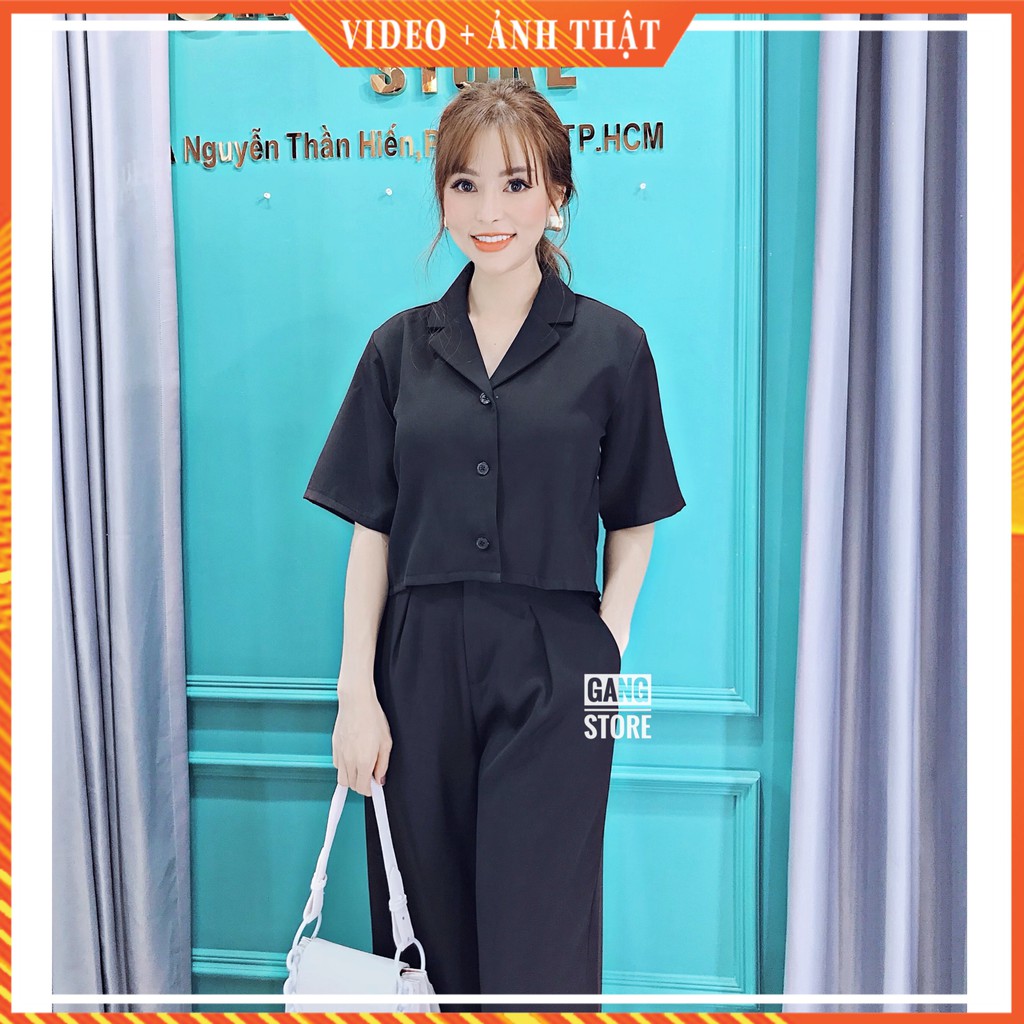 Bộ vest croptop nhiều màu Dưa Gang Store SCT01 chính hãng | BigBuy360 - bigbuy360.vn
