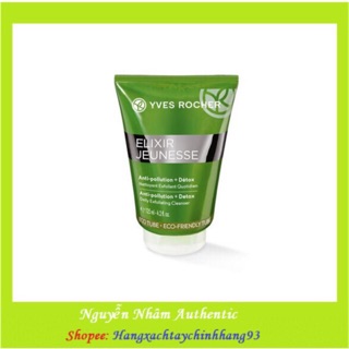 Sữa Rửa Mặt Yves Rocher 💖FREESHIP💖 SỮA RỬA MẶT THẢI ĐỘC CHỐNG Ô NHIỄM ELIXIR JEUNESSE YYES ROCHER