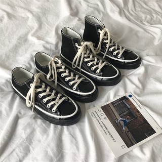 Giày ulzzang 1970s full đen Nam Nữ[kèm ảnh thật]