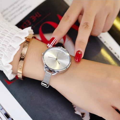 Đồng hồ nữ dây lưới thép không rỉ thời trang SP687 | BigBuy360 - bigbuy360.vn
