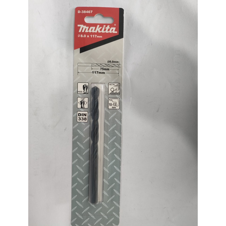 Mũi khoan kim loại chuôi tròn Makita D-38510 D-38467 - Hàng chính hãng