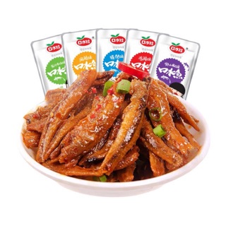 Cá sốt chua cay Koushuiyu - Gói 9g - Đồ ăn vặt Trung Quốc thơm ngon