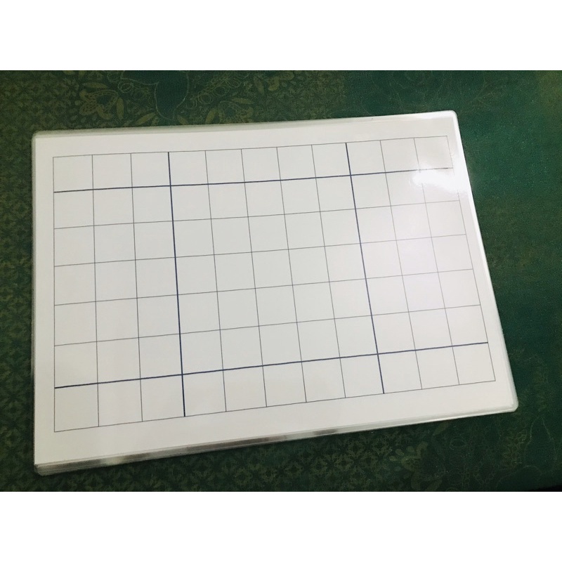 Bảng phụ viết mẫu (A3- ép plastic)