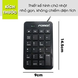 Bàn Phím Số Rời Forev Cổng Usb 2.0