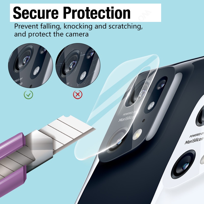 1 Kính Cường Lực 9H Bảo Vệ Ống Kính Máy Ảnh Sau Cho OPPO Find X5 / X5 Pro /