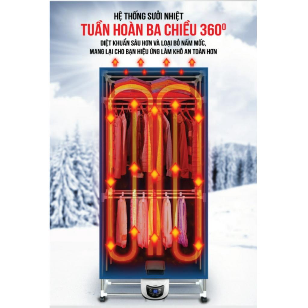 Máy sấy quần áo đa năng COEX CD-6106