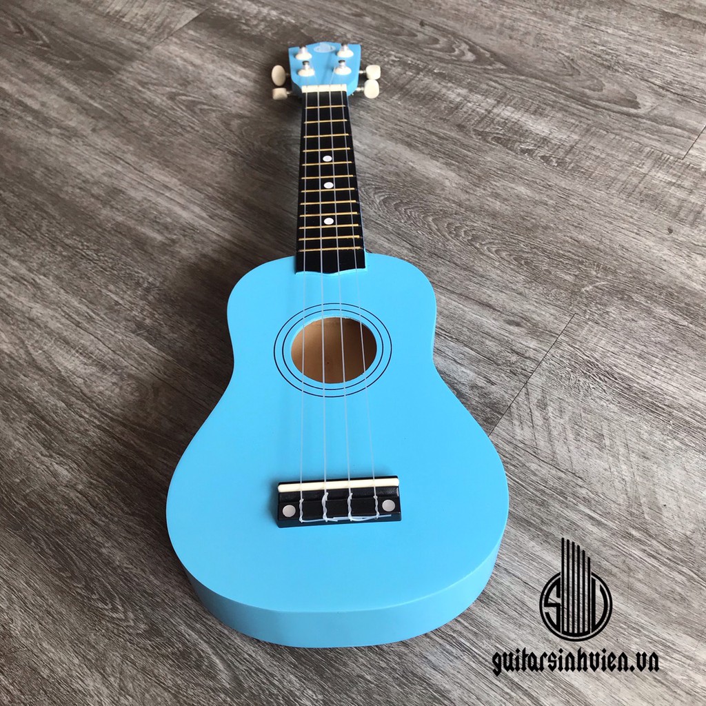 Đàn ukulele soprano 54cm loại 1 tặng bao dù, tài liệu, phím và sticker trang trí - Đàn dễ tập cho người bắt đầu - Đủ màu