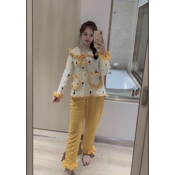 BỘ PIJAMA ĐŨI TIỂU THƯ HÀNG CAO CẤP LOẠI 1 ( HÌNH THẬT + CLIP THẬT + CÓ SẴN ) | BigBuy360 - bigbuy360.vn