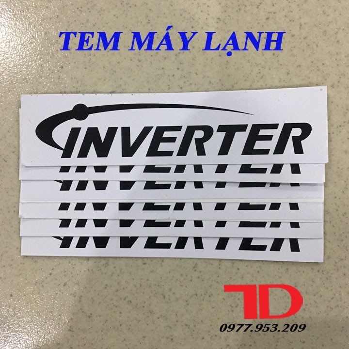 Combo 10 tem máy lạnh INVERTER trắng