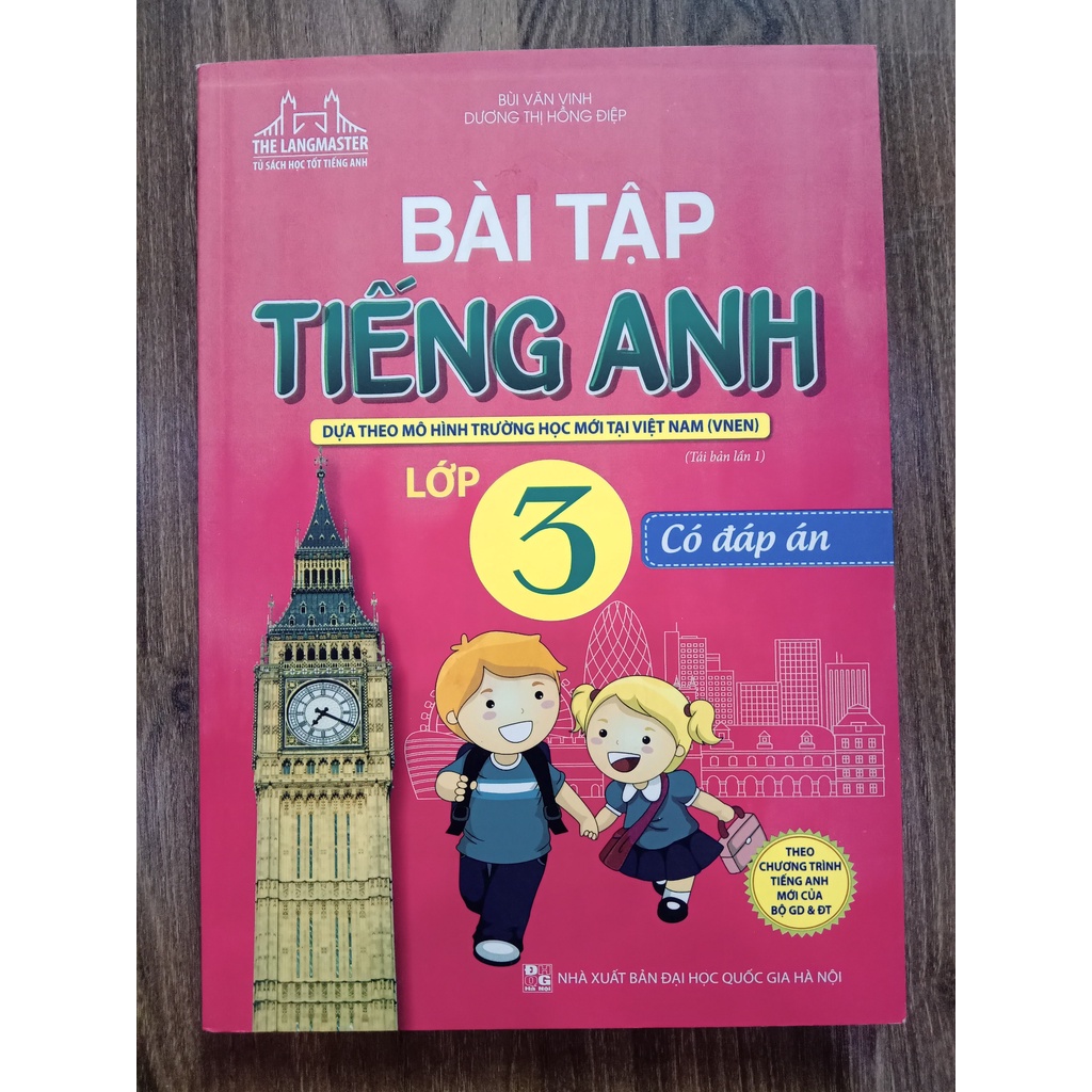 Sách - Bài tập tiếng Anh lớp 3