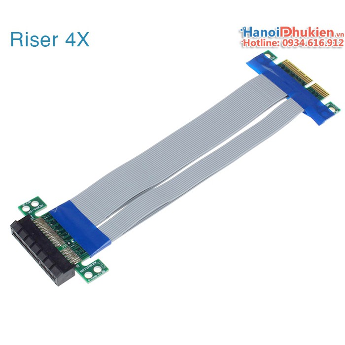 cáp Riser PCI-E 4X đầu đực - đầu cái