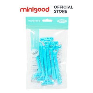 Bộ 6 dao cạo lông mày nữ 2 lưỡi Minigood-2-308050