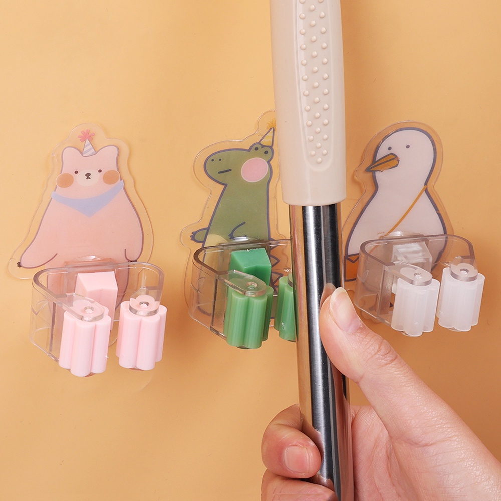 Giá Đỡ Cây Lau Nhà / Cây Lau Nhà Dán Tường Hình Thú Cưng Hoạt Hình Đa Năng