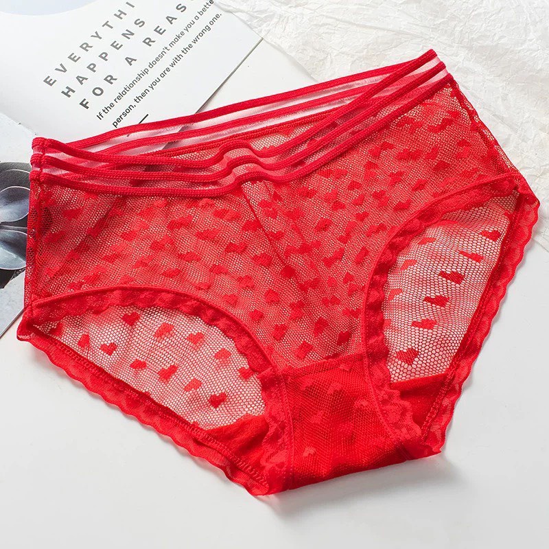 Quần lót nữ ren sexy, quần chip siêu mỏng trong suốt mềm mại quyến rũ  mã NĐ04
