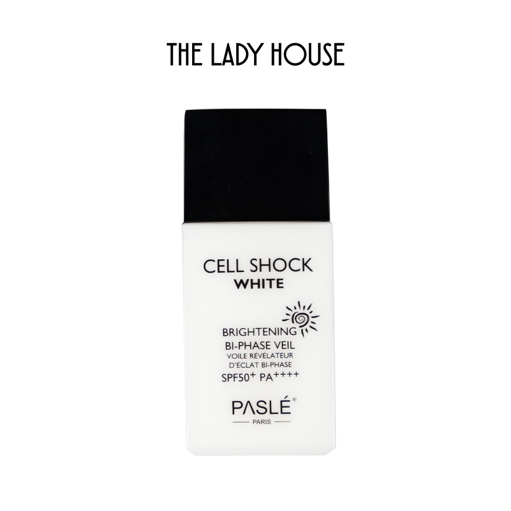 Kem Chống Nắng Dạng Nhũ Tương CELL SHOCK WHITE CREAM PASLÉ Chống Oxy Hóa [SPF50+, PA++++] - 50ml/lọ