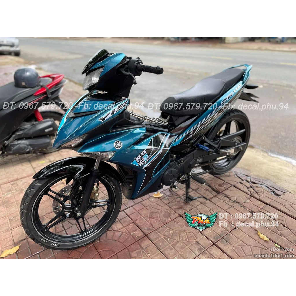 Tem Rời Exciter 150 Y15 Zr xanh đen (J)