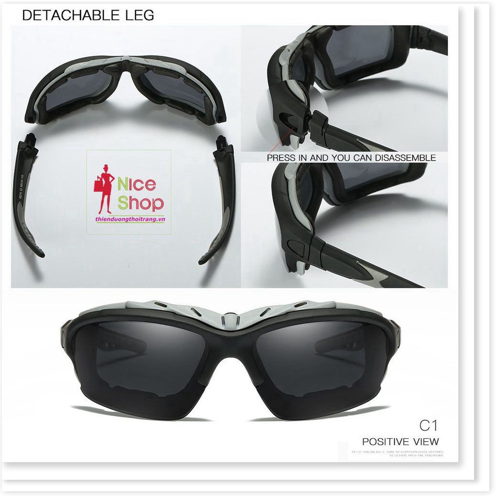 Xả Kho - Kính mát phân cực chống chói chống trầy kiểu dáng thể thao | BigBuy360 - bigbuy360.vn