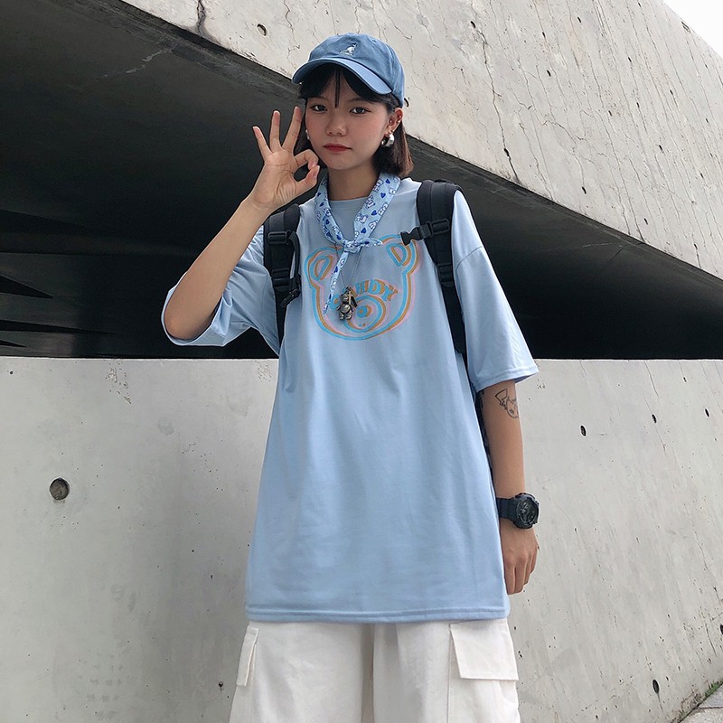 Áo thun tay lỡ unisex Yinxx, áo phông form rộng ATL900