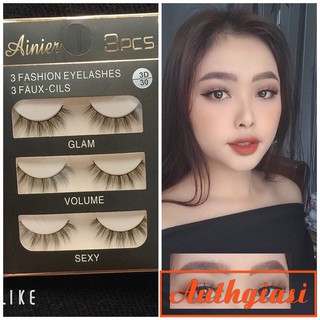 [MI TỰ NHIÊN] Sỉ Mi chồn 3D 3 đôi 3D 822