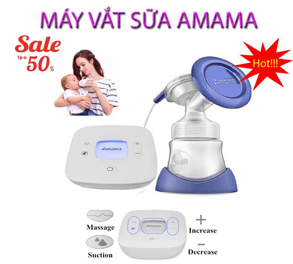 Chất Lượng Như Bình Trữ Sữa Unimom, Máy Vắt Sữa Điện Amama Sử Dụng Điện Có 2 Cơ Chế Vừa Massage Vừa Hút Sữa Dễ Dàng