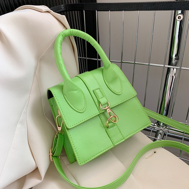 Túi Đeo Vai Một Bên Vai Màu Trơn Phong Cách Châu Âu Thời Trang 2022 Mới Dành Cho Nữ