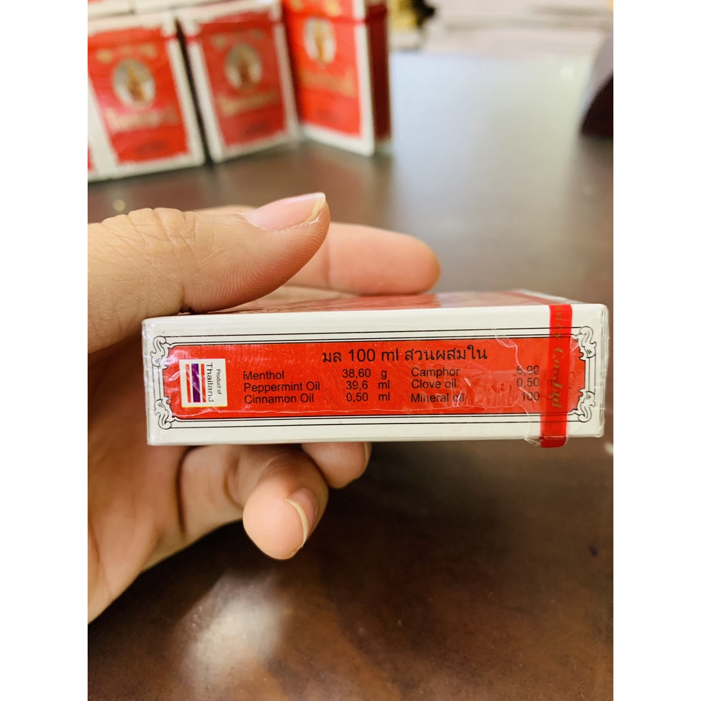 Dầu gió đỏ thái hiệu THAI BUDDHA OIL