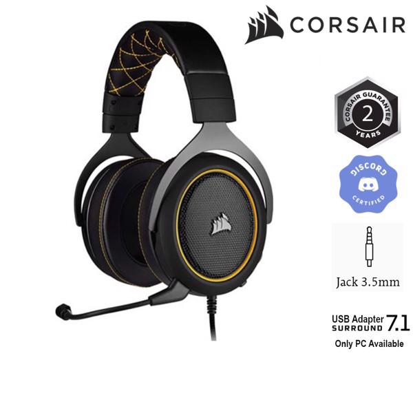 Tai nghe Corsair HS60 PRO Surround 7.1 Carbon CA-9011213-AP