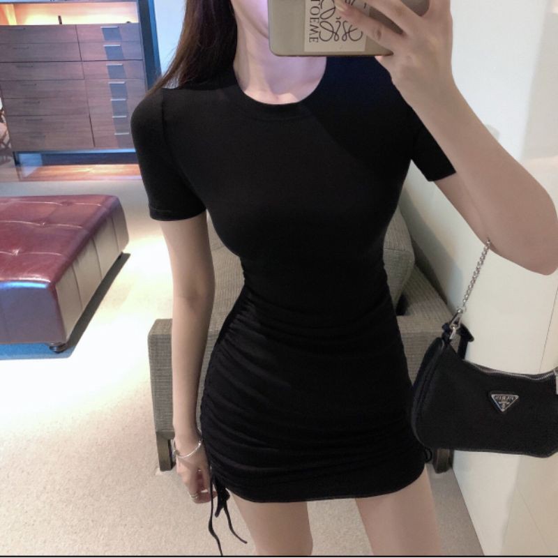 ĐẦM ÔM BODY RÚT 2 BÊN A4R2B