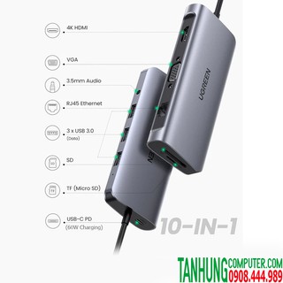 BỘ CHUYỂN ĐỔI 10IN1 UGREEN 80133