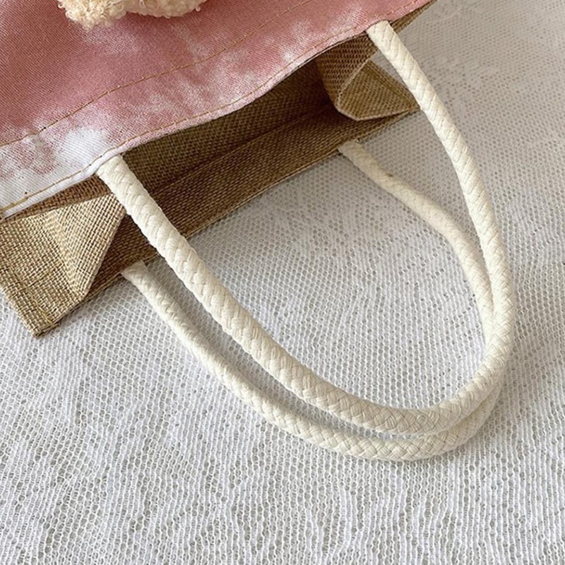 Túi Xách Nữ Cỡ Lớn In Hình Gấu Dễ Thương