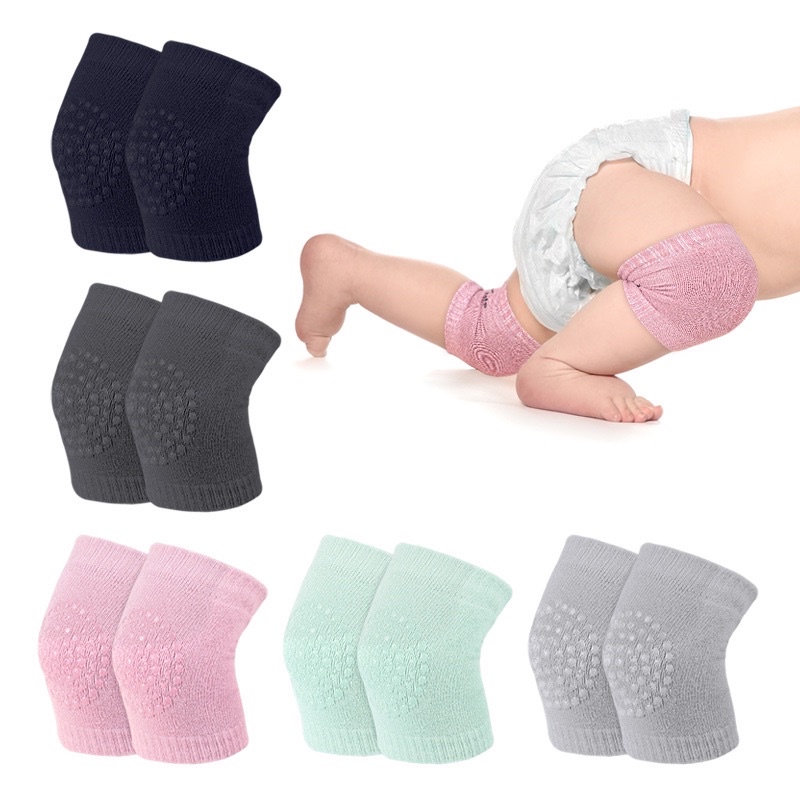Bọc Bảo Vệ Đầu Gối, Tất Tập Bò Chống Trơn Trượt Cho Bé