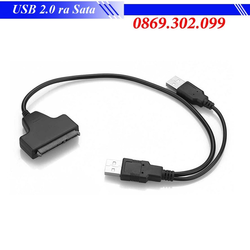 Cáp 2 đầu USB 2.0 ra Sata