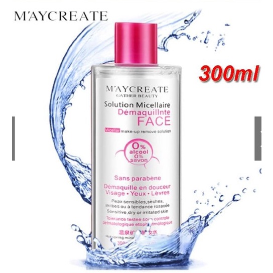 [Hàng nội địa Trung]  Nước Tẩy Trang Maycreate 300ml