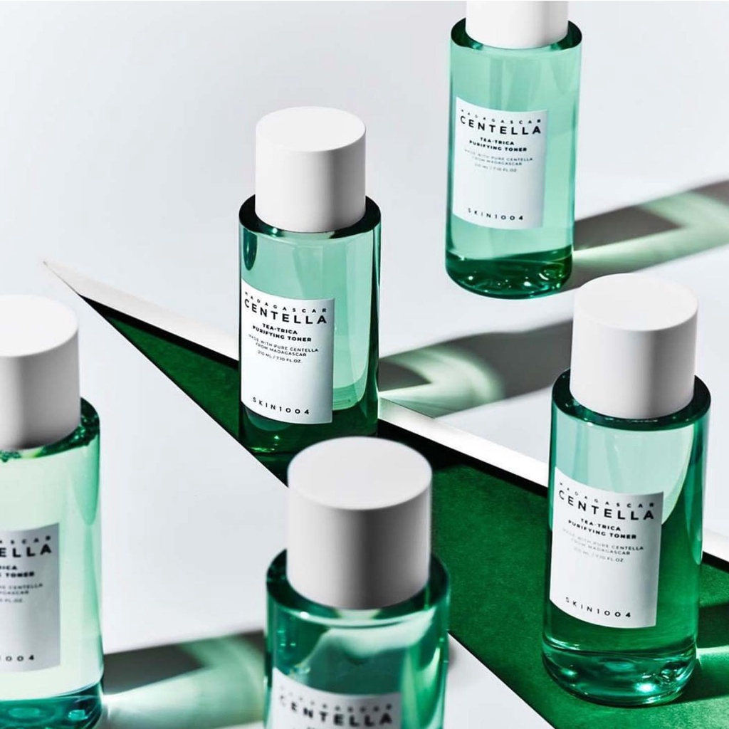 Serum, kem dưỡng và nước hoa hồng Madagascar Centella Skin1004 Tea Trica Relief - 100ml - XANH LÁ