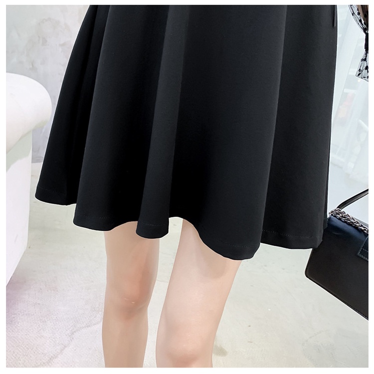 Váy nữ, đầm nữ Quảng Châu cổ chữ V phối ren D032