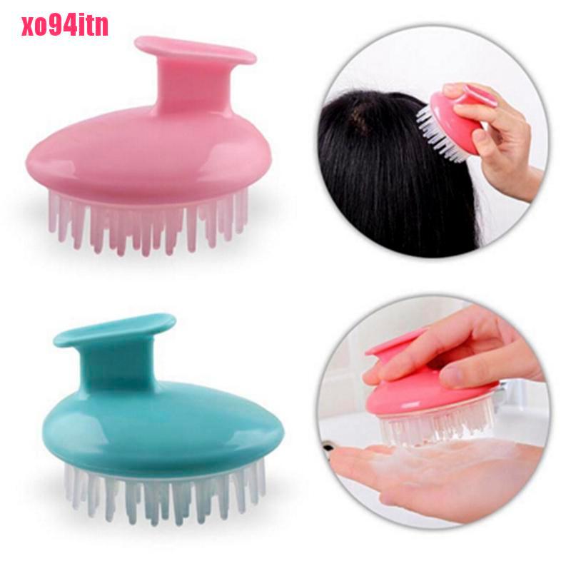 [Hàng mới về] Bàn chải massage da đầu khi tắm bằng silicon