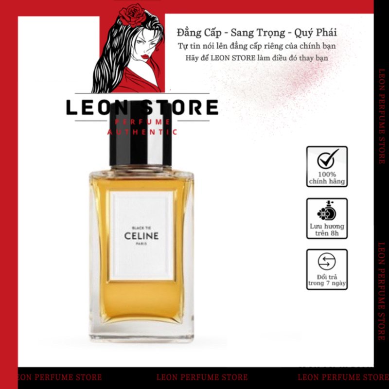 💎LEON💎Nước hoa Celine Paris BLACK TIE EAU DE PARFUM