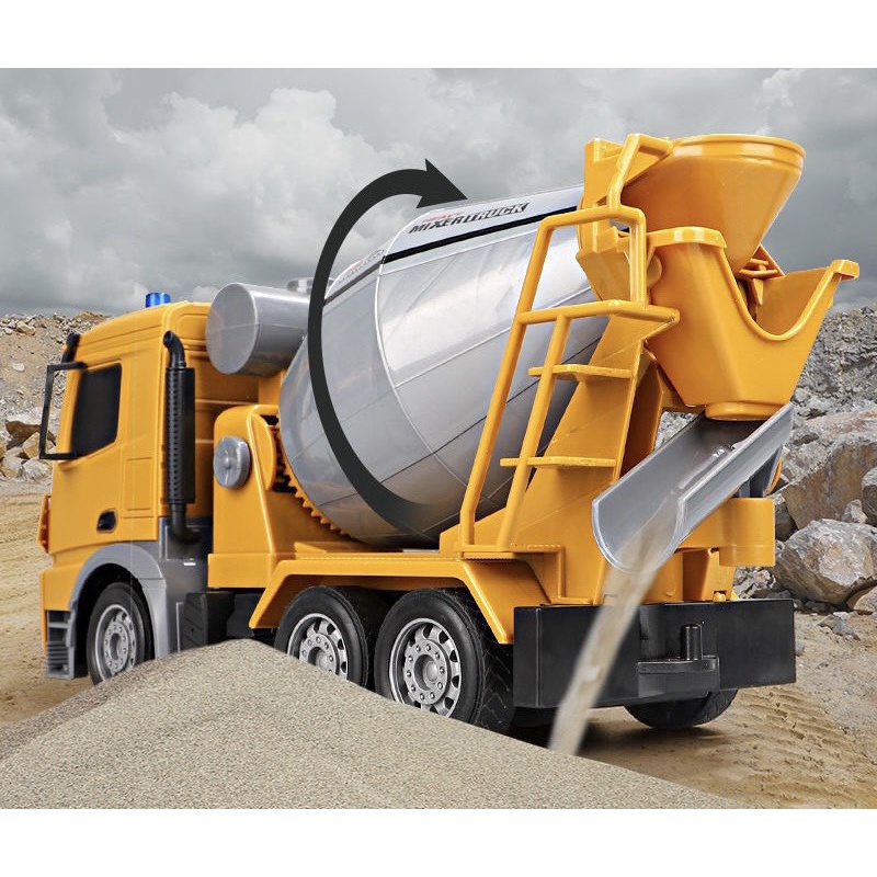 Đồ chơi xe trộn bê tông, xe chở đá điều khiển từ xa - đồ chơi trẻ em cực hot MH: 9000000656