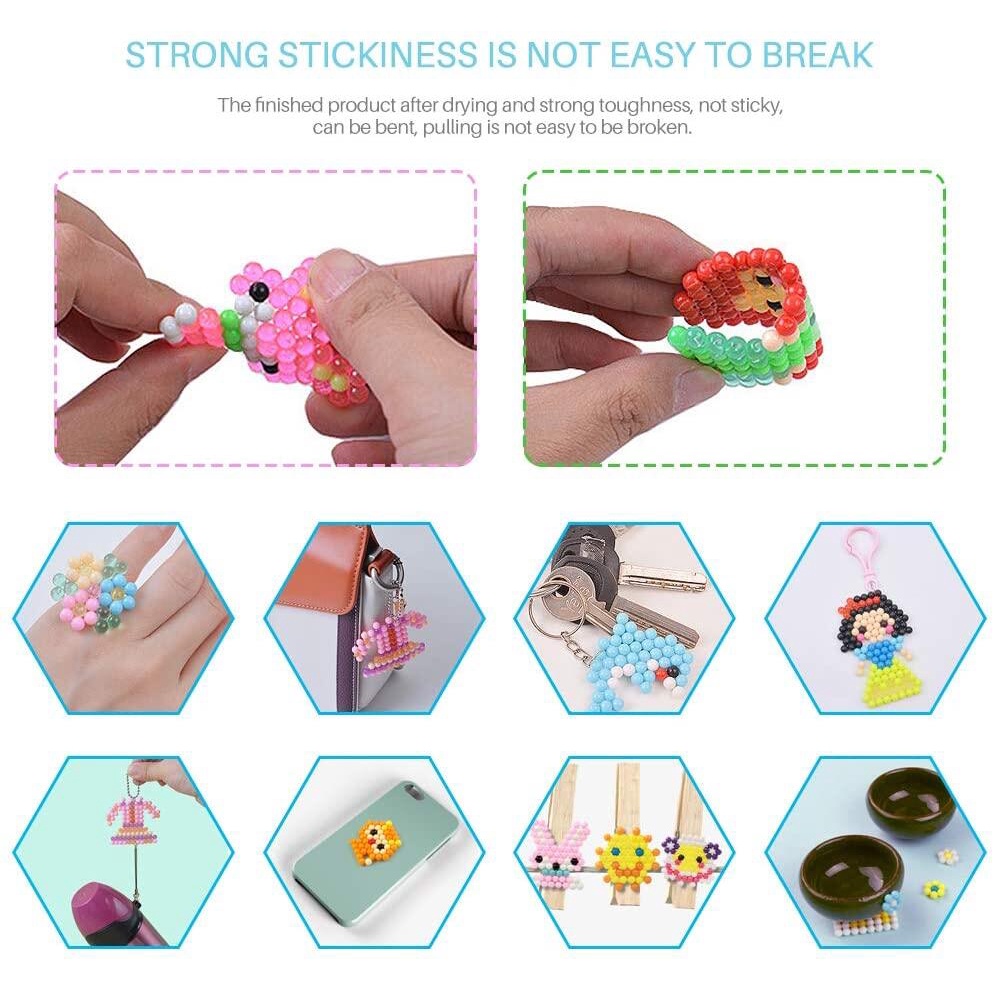 Bộ Đồ Chơi Xếp Hình 1500 Hạt Nước Ma Thuật Sáng Tạo Cho Bé