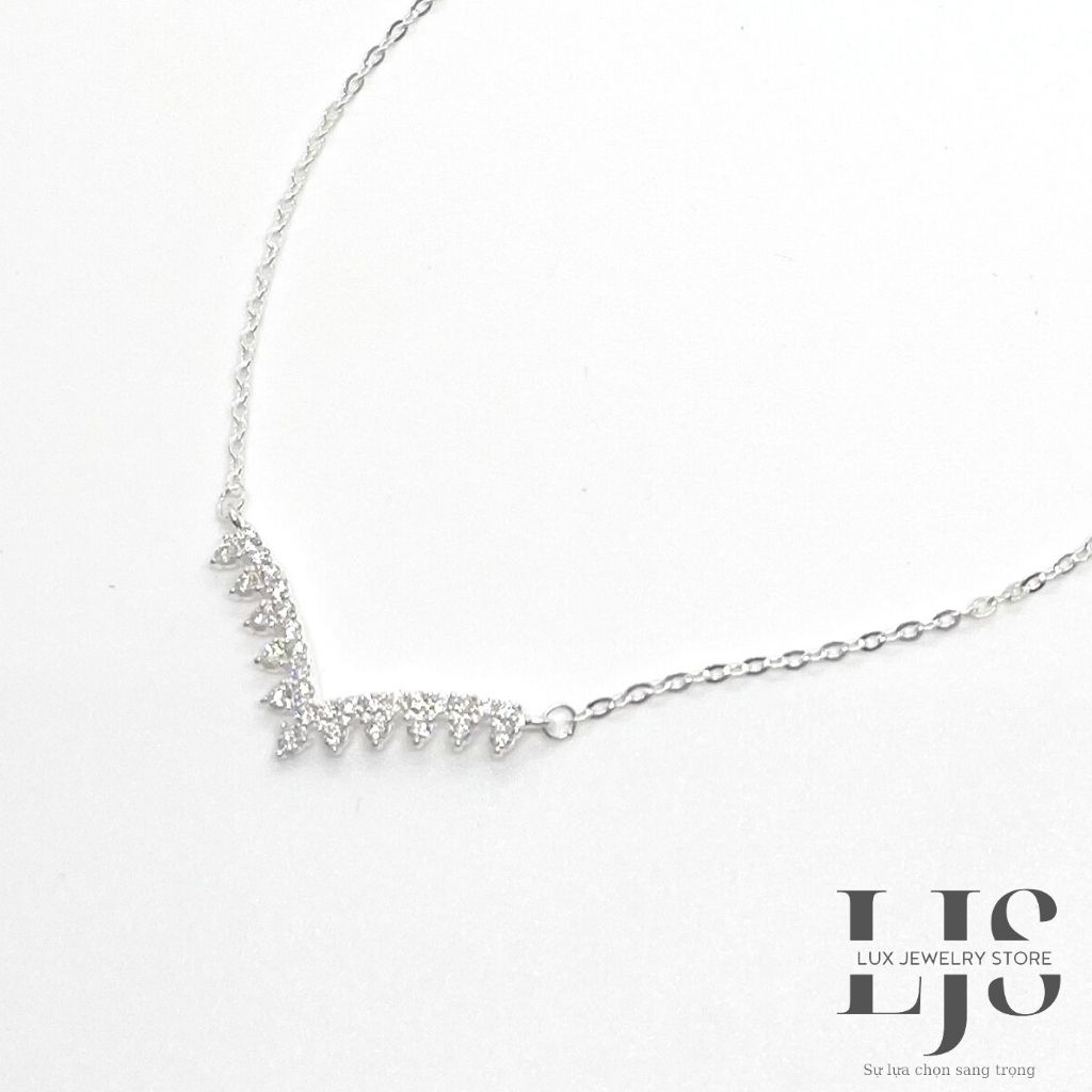 Lắc chân nữ bạc 925 Lux Jewelry, lắc chân bạc nữ kiểu ấn nữ tính - LUX804