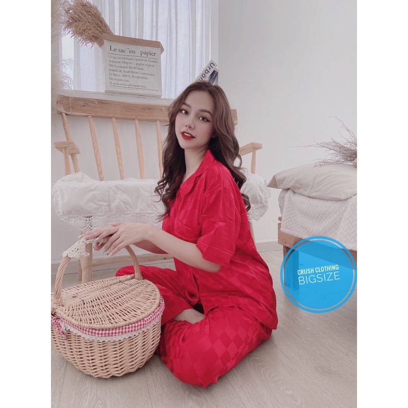 [Mẫu Đẹp] Pyjama Đồ Bộ Bigsize 55-100kg Diện cực Đẹp Chất Gấm Cao Cấp