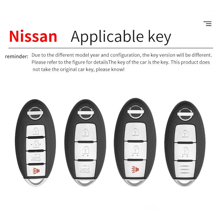 Ốp Bảo Vệ Chìa Khóa Xe Hơi Thiết Kế Sang Trọng Cho Nissan Qashqai Juke J10 J11 X-Trail T32 T31 Kicks Tiida Pathfinder Note