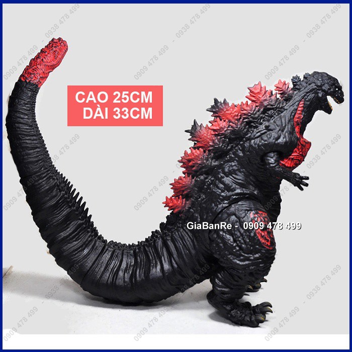 Mô Hình Quái Vật Godzilla Nhật Bản - Size Lớn 24-25cm - Chỉnh Khớp - 7766