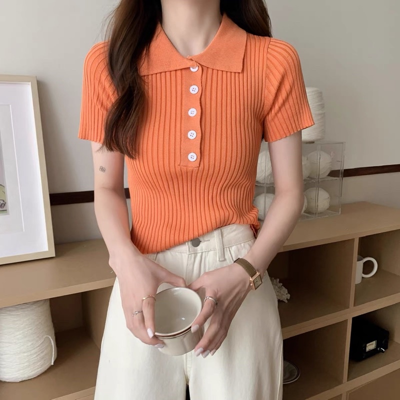 Áo len tăm cổ polo ( Hàng QC ) | BigBuy360 - bigbuy360.vn