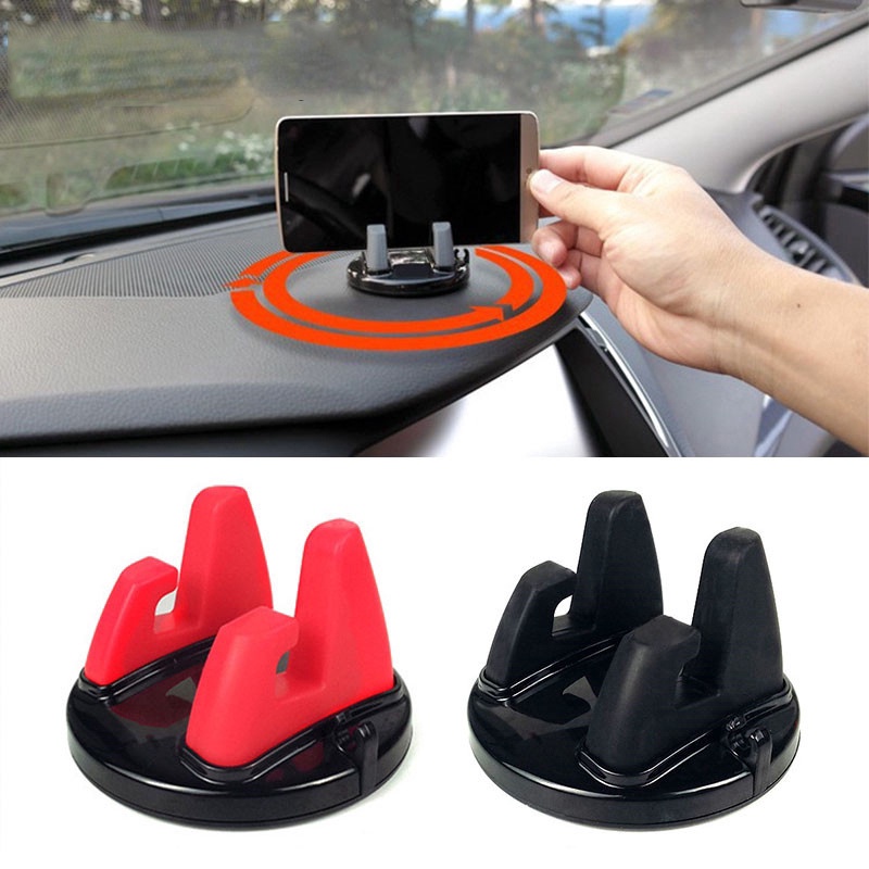 Giá Đỡ Điện Thoại / GPS Bằng Silicon Mềm Chống Trượt Xoay 360 Độ Gắn Bảng Điều Khiển Xe Hơi / Tàu Thuyền