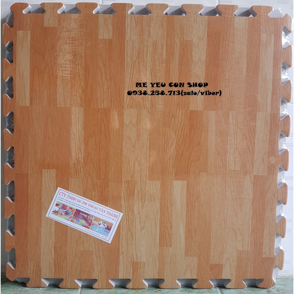 THẢM LÓT SÀN VÂN GỖ 60X60 CM ( 4 MIẾNG)