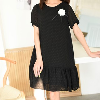Đầm xòe, váy xòe, voan lụa mờ suông đuôi cá thướt tha dịu dàng masie dk031