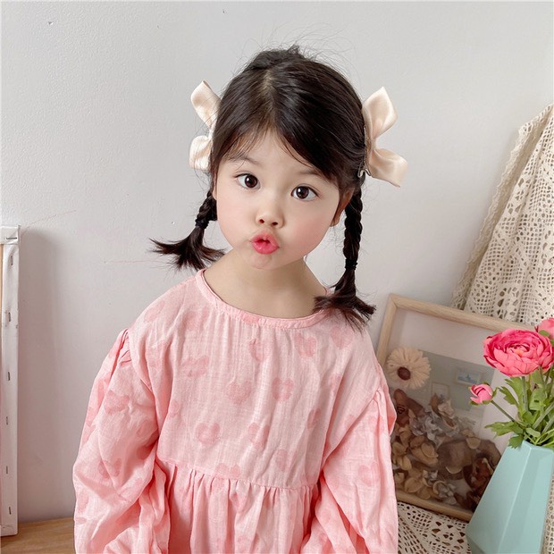 Kẹp tóc nơ xinh xắn nữ tính đáng yêu phong cách Hàn Quốc cho bé gái - Y036