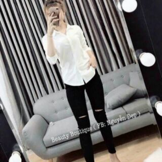 Áo sơ mi chất kate lụa